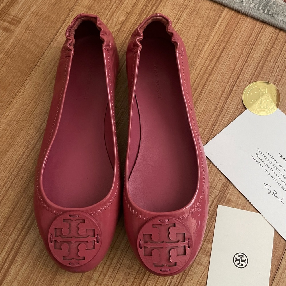 Tory Burch pink Ballet Flats